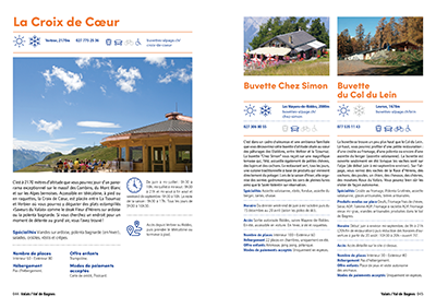 Buvettes d'alpage, de Suisse romande 2021/22 Buvettes d'alpage, de Suisse romande 2021/22