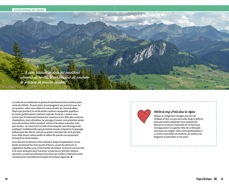 Les plus beaux sentiers thématiques, de Suisse romande Les plus beaux sentiers thématiques, de Suisse romande